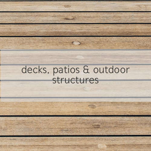 decks, patios & outdoor structures