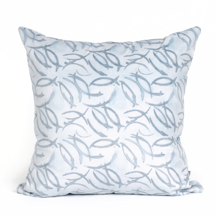 Picture of Eucalypt Cushion Cover - Winter Washed Denim