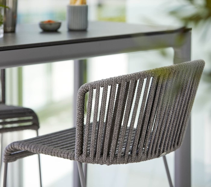 Picture of Moments bar chair, Cane-line Soft Rope