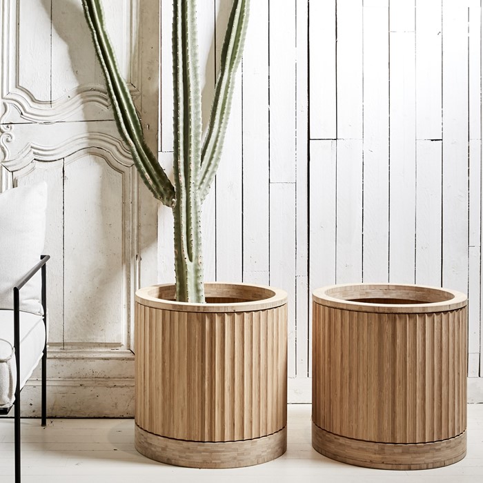 Picture of Bamboo Round Pleat ARD Pot