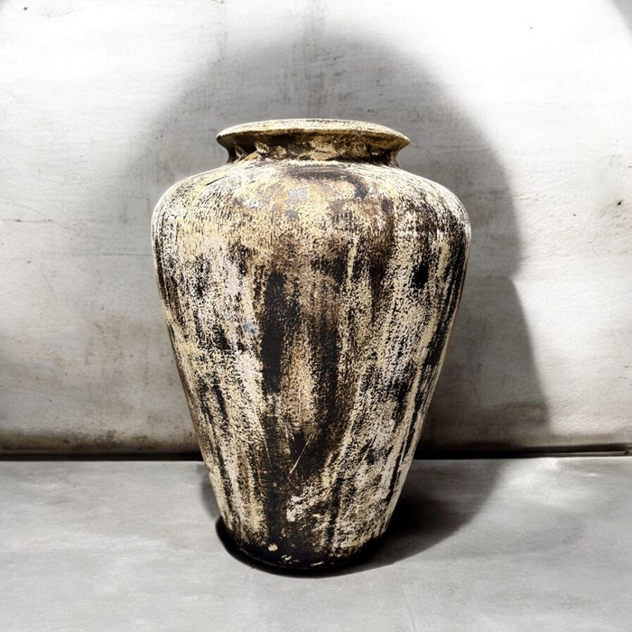 Picture of Sorrento Sarcophagus Urn Yellow Antique 75x95cm